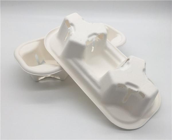 Diâmetro biodegradável impermeável 21.8cm 2 copos de suporte