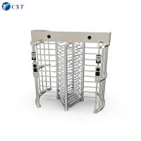 304 Stainless Steel Full Height Turnstile with Anti-Trailing and Bi-directional Pass for Secure Access Control