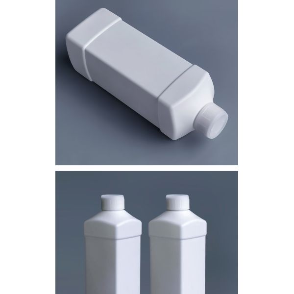 Disinfectant Milk 1 Liter HDPE Plastic Bottles Acid Etch