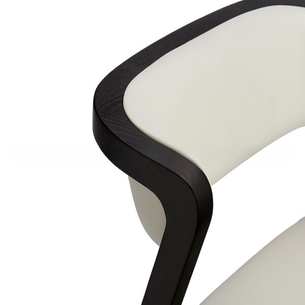 Meubles de chaise en bois de rose rectangulaire confortables sans appuie-bras