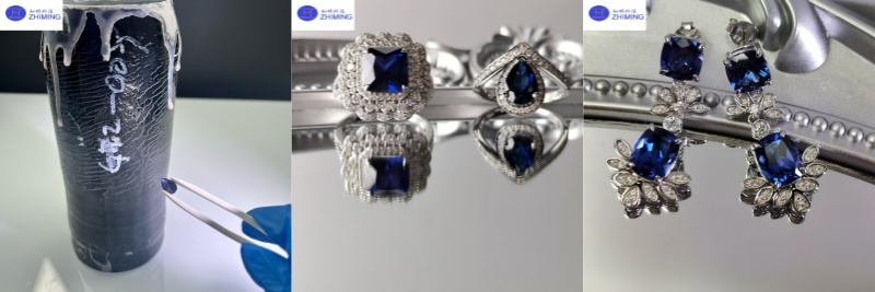 Colored Synthetic Gemstones Widely Used for Decorations and Optical