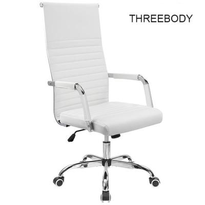 High Back Executive Conference Chairs , PU Leather Conference Room Chairs Adjustable Swivel