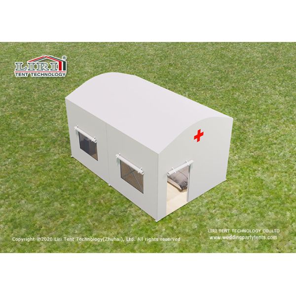 Передвижные аварийные медицинские шатры с простыми белыми стенками постоянными
