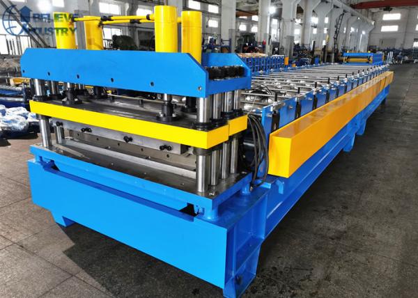 PPGI PPGL Color Coated Steel / Metal Tile Roll Forming Machine