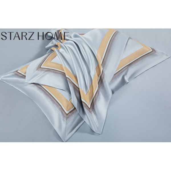 High Count Pima Cotton Jacquard Patchwork Bedding Sets in Modern Luxury Design Style