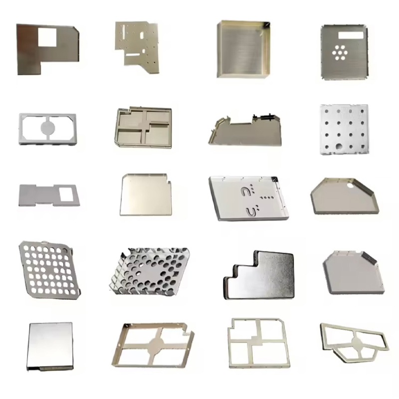 OEM Custom Stamping RF Shield Cover EMI Shielding Can Tinplate Nickel Silver Stainless Steel 0.1mm-12mm Thickness C7701 C7521