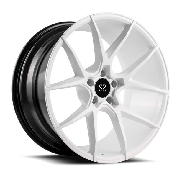 21 Inch Hyper Silver 1- PC Forged Car Alloy Rims For Porsche 911 5x130 Monoblock