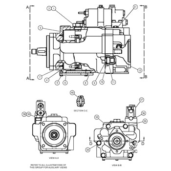 1243027 CA1243027 124-3027 0R7666 For TQCAT 140G 130G 160G 12G Motor Grader Hydraulic Main Pump Piston Pump PUMP ASSY PUMP GP-PISTON Aftermarket High quality Original