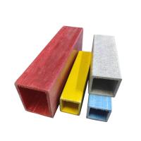 Anticorrosión FRP tubo cuadrado impermeable y aislamiento térmico tamaño personalizado para marino / químico / construcción