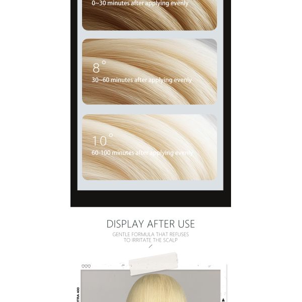 500g Keratin-Infused Organic Hair Bleaching Powder – Salon-Grade, Mild Non-Irritating, Factory Rate, Customizable & Free Sample