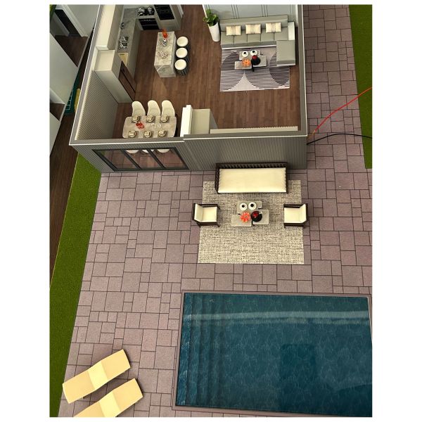Modern Architectural Scale Model - Deluxe Edition with Detailed Interior & Exterior Design