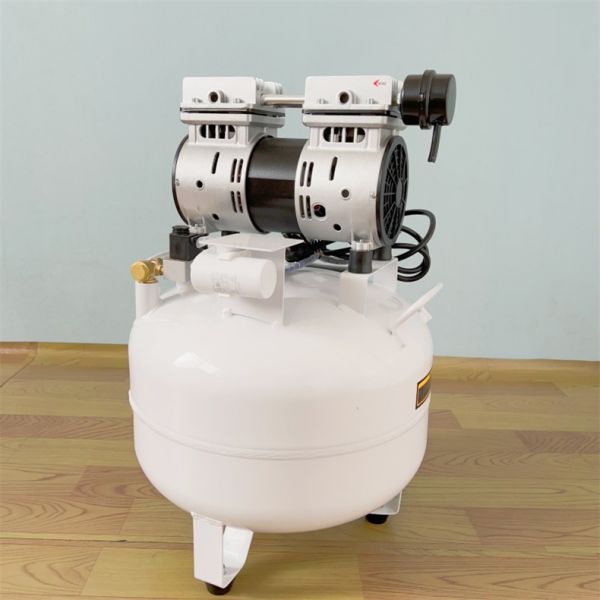 70L/Min Copper Motor Medical Silent Air Compressor 32L Dental Compressor Use For One Dental Chair