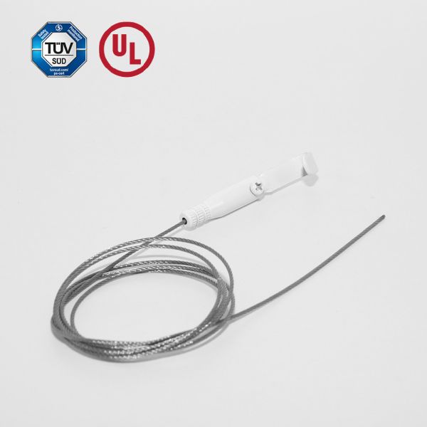J Hook Cable Gripper With White Painting Cusomized Lighing Accessory With Safety Cap