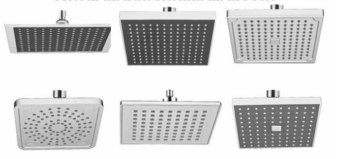 65cm Long Bathroom Stainless Steel Chrome Shower Set System Panel Sliding Bar With Adjustable Shower Hand Holder