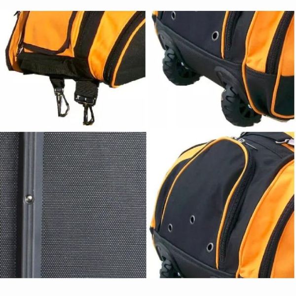 Спорт вагонетки изготовленные на заказ кладут сумку в мешки бейсбола завальцовки Duffle с колесом