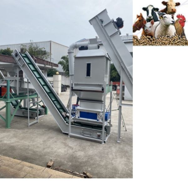 Flat Ring Die Pellet Mill Animal Feed Pelletizing Line for and Engineer Guide Installation