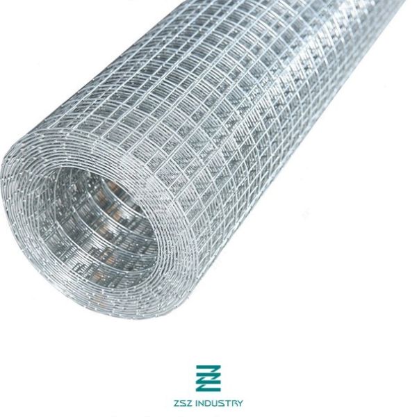 2.5mm Diameter Wire Mesh Fencing Rolls , Hot Dipped Galvanised Mesh Roll