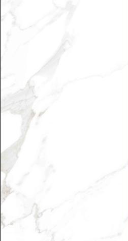 Tamanho lustroso dos azulejos 30x60 da parede do banheiro da cor branca de Carrara/telha de assoalho de mármore do olhar