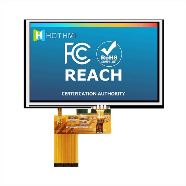 5 Inch Resistive Touchscreen TFT LCD With 800x480 Resolution