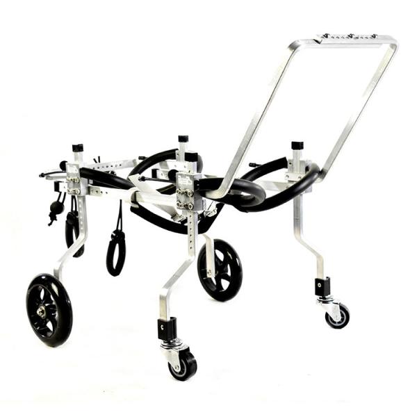 Adjustable Handicap Pet Dog Wheelchair Four Wheel Dog Cart Rehabilitation Training