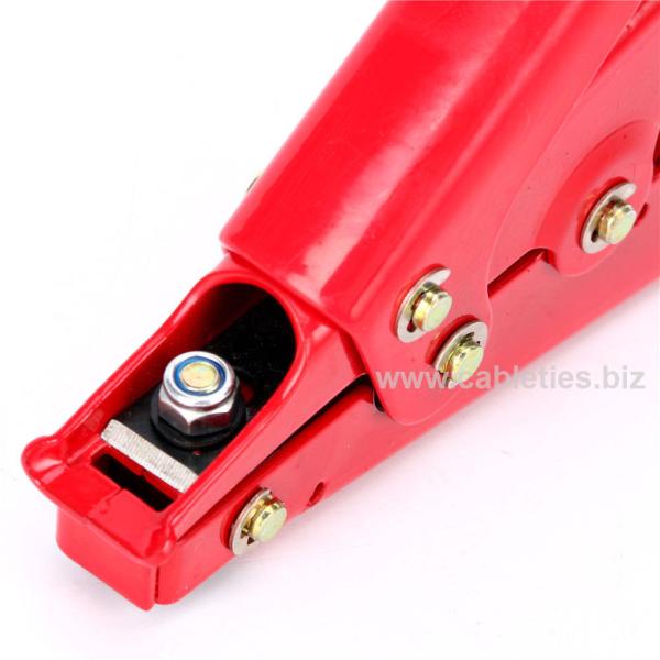 DEMOELE HS-519 Cable Tie Gun Tensioning and Cutting Tool fit 2.4-9mm width Plastic Nylon Cable Tie