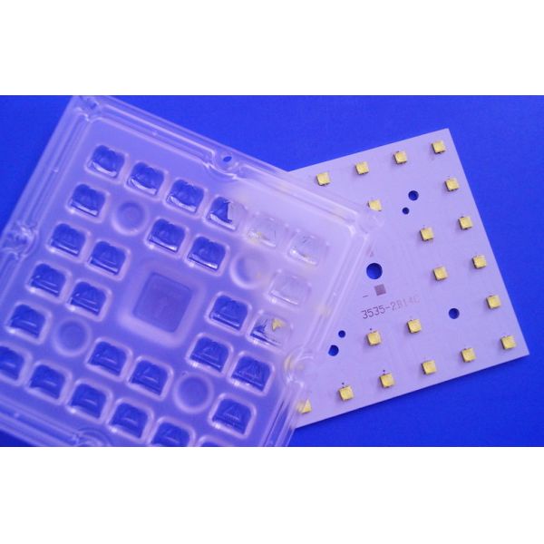 SMD3535 150lm LED Street Light Retrofit Kits Optical PC Lens