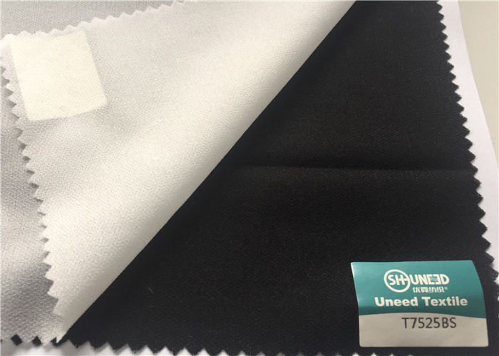 Eco-Friendly Double Dot PA Coating High Stretch Twill Weave Fusible Interlining Woven Interlining Fabric