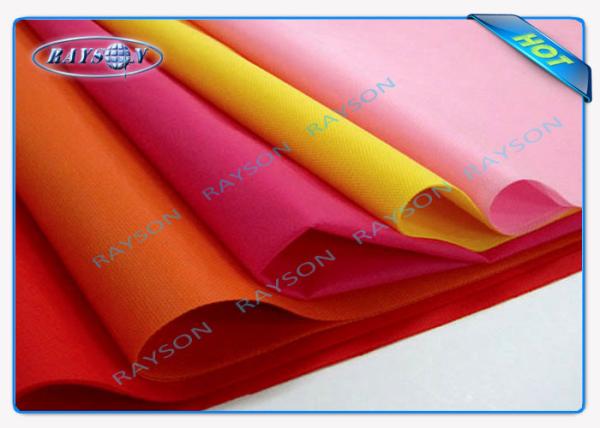Hard Soft  Black White Blue Polypropylene Non - woven Fabric / Spunbond Fabric