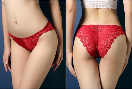 N3004 Factory Wholesale Women Luxury Sheer Lace Low Waist Underwear