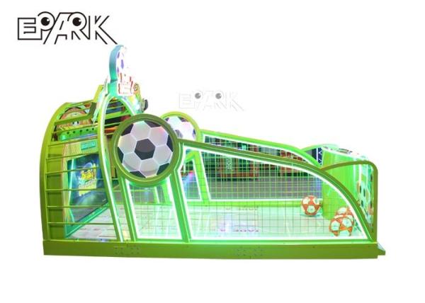 Mini Kids Gym Playground Big Big Soccer 2 Players Play Football Game Machine with 55 Inch Screen