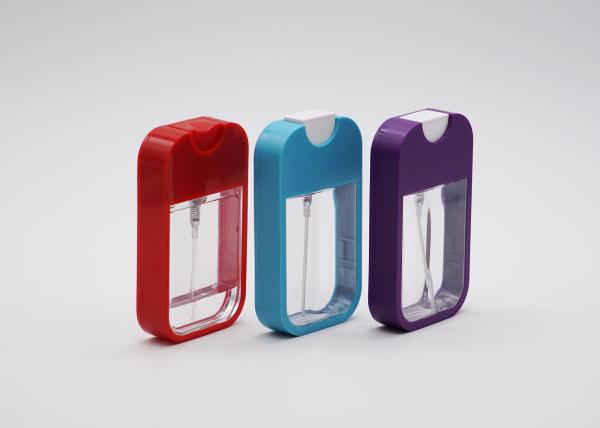 Reusable  25ml Card Type Plastic Travel Pocket Perfume Refillable Spray Bottle