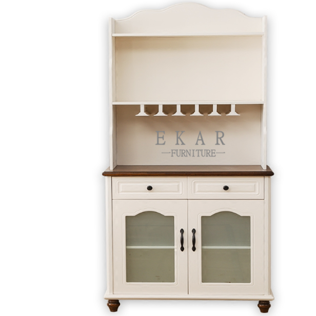 American Countryside Style Wooden Drawers SquareTea Coffee Table