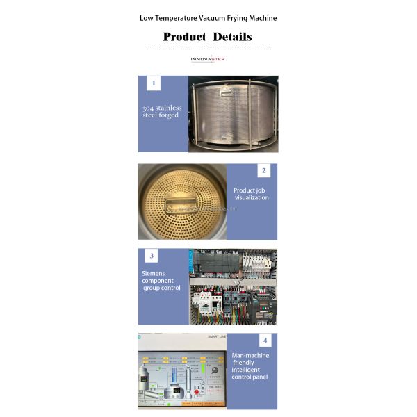 215 KG Capacity Vegetable Chips Frying Machine with Advanced Low Temperature Technology