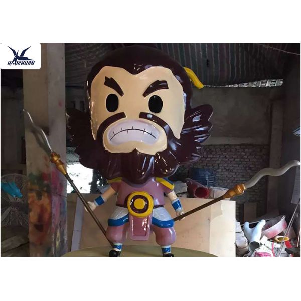 Life-size Fiberglass Figure Statue With Cartoon Shape For Cinema Hall Decoration