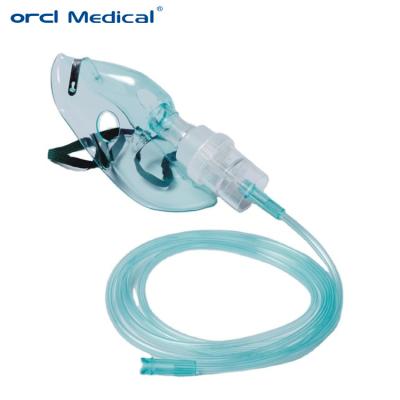 Máscara de oxigénio pediátrica não re-respiradora Nebulizer médico Máscara facial para atomização