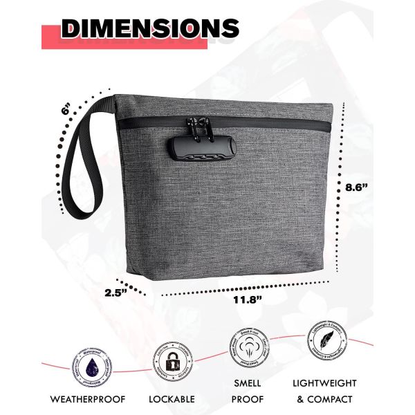 Сумка с замком, банковская сумка с замком, сумка с деньгами для наличных денег, водонепроницаемая сумка для наличных денег с молниеносной решеткой, для наличных денег, мобильный телефон