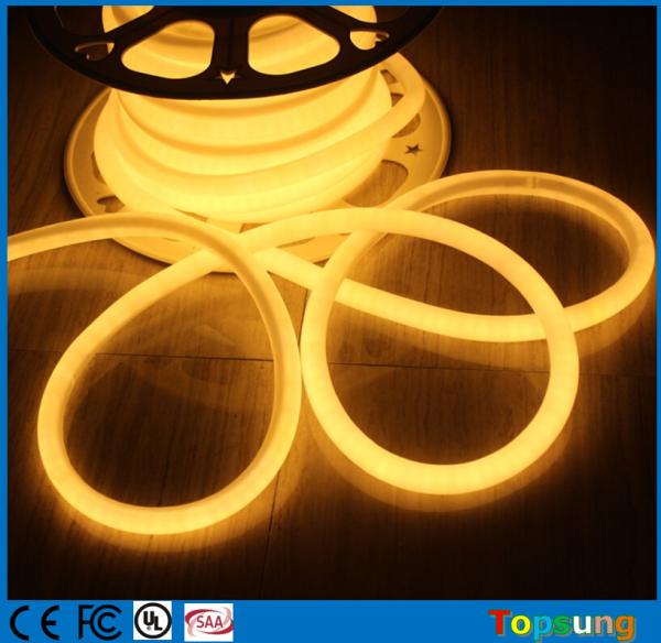 Warm white 16mm 360 degree round led neon tube PVC led decoration neon 110v