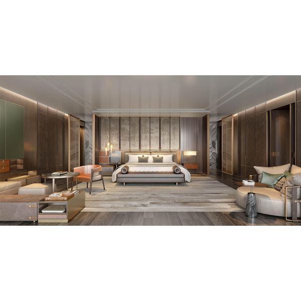 Междуконтинентальная гостиница звезды групп 5 гостиницы в сюитах мебели спальни Китая полностью установленных