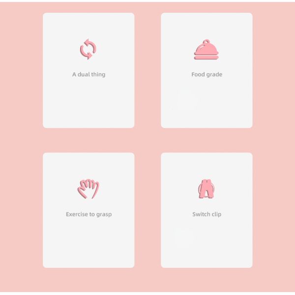 BPA Free Silicone Teething Toy 0 To 24 Months Pacifier For Breastfed Newborn