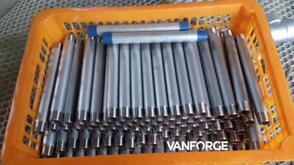 Machined Forged Steel Pipe Fittings Stress - Relieved Bright Surface