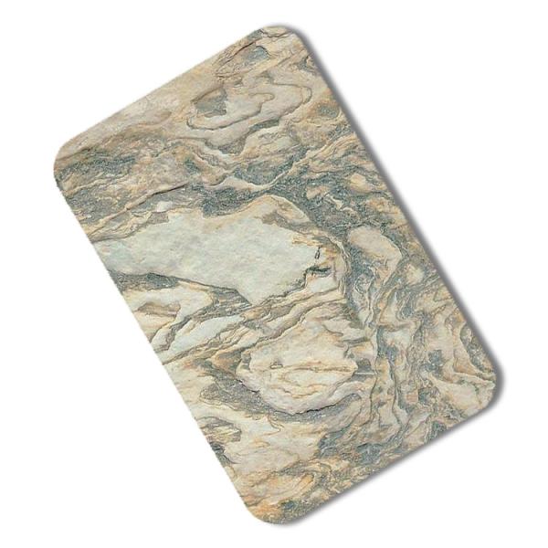 304 1000mm Brushed Stainless Steel Panel Laminated Marble Patten For Washroom Cabinet