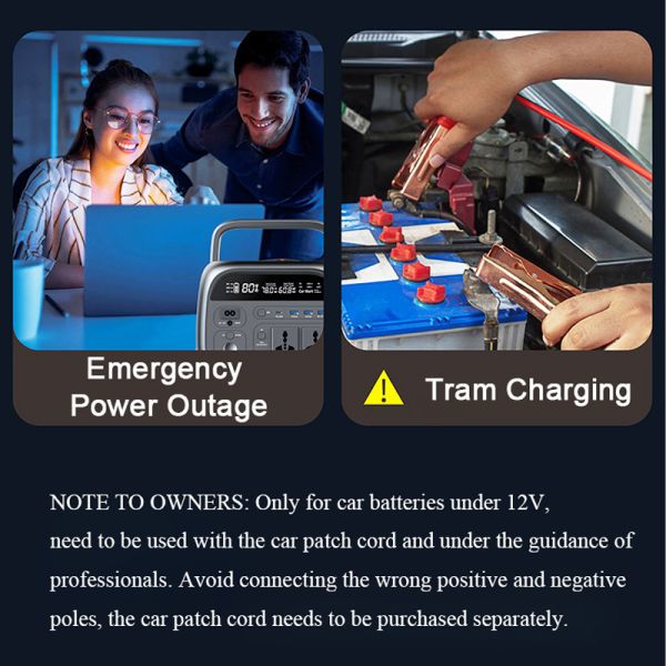 Наружное портативное хранилище энергии источник питания OEM Custom 500W 600W 4KG Легкая портативная электростанция