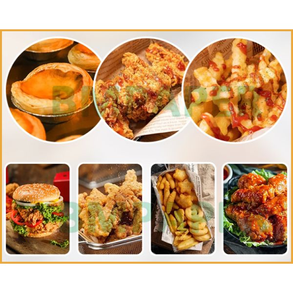 38 гг. жиронепроницаемая гамбургерка пищевая упаковка