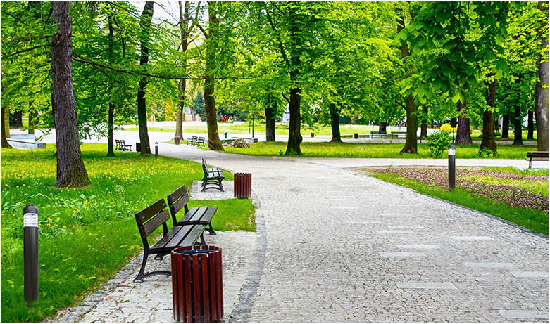 CREE Chip Outdoor LED Bollard Lights / Garden Bollard Lights Anti Impact Long Life