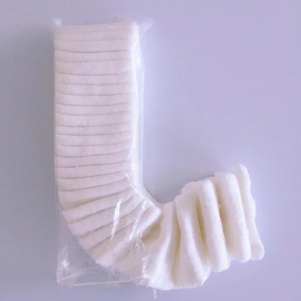 Absorbent Zig Zag Cotton Pleat Pure White Soft Comfortable Medical Wool Sterile Hospital Hemostatic Pleat Disposable