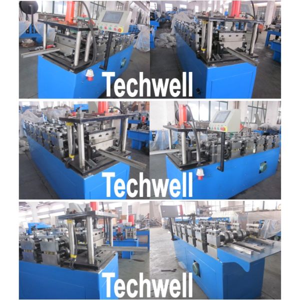 Rollo del listón del tejado que forma la máquina para el canal de Furring, braguero de acero ligero