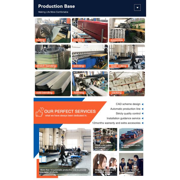 Порошно-покрытые секционные крышечные двери с изоляцией полиуретаном