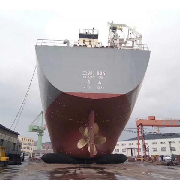 1.5m 1.8m Ship Launching Balloon Cylindrical Boat Launching Airbag