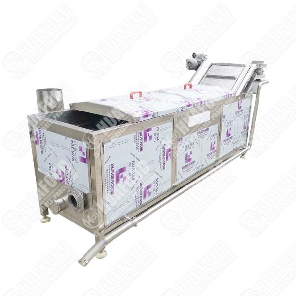 Vegetable Fruit washing cutting blanching Processing line Steam Vegetable Fruit Blanching Machine