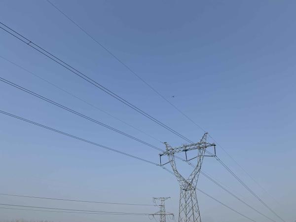 Power Line Inspection Aerial Mapping UAV LiDAR Drone Mapping 3D Data Collection Colored Point Cloud High Accuracy